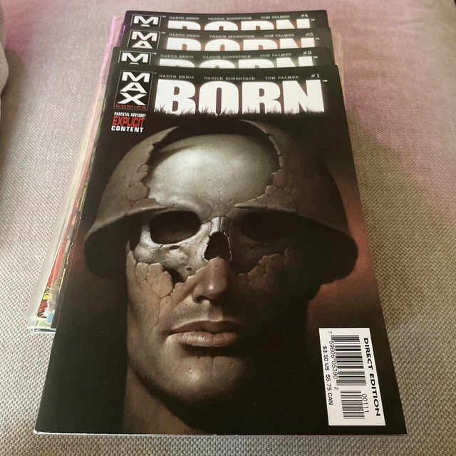 Punisher Born 1-4 NM Garth Ennis Marvel Max 2003 Complete Series Set Run