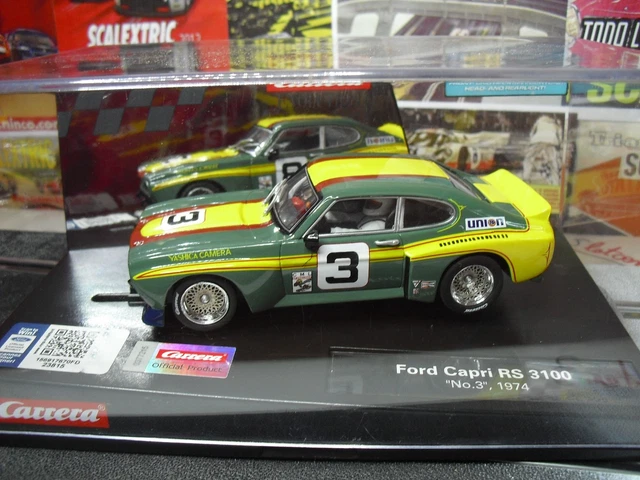 Carrera Ford Capri RS 3100 R.Wood, No.123 - 20027722 - Voiture circuit 1/32 Carrera Ford Capri RS 3100 R.Wood, No.123 - 20027722 - Voiture circuit 1/32