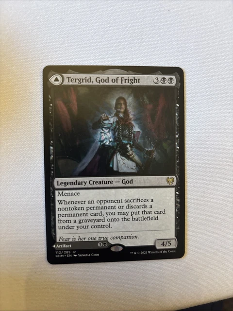 Tergrid, God of Fright // Tergid's Lantern 1x FOIL KHM MTG Kaldheim Rare MINT black Tergrid, God of Fright // Tergid's Lantern 1x FOIL KHM MTG Kaldheim Rare MINT black