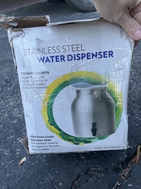 New Wave Enviro 2 Gallon StainlessSteel Metal Water Dispenser Missing Lever