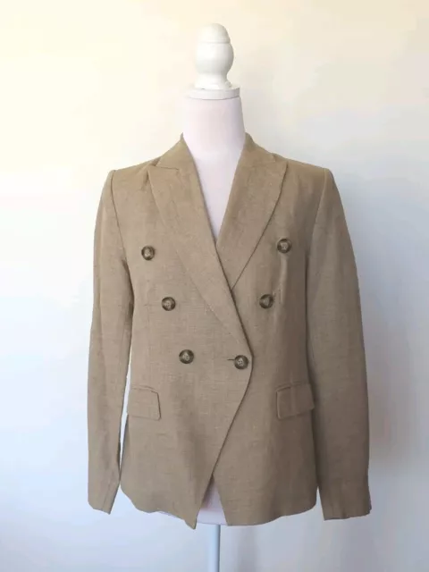 Trenery womens Linen blazer, Size 10