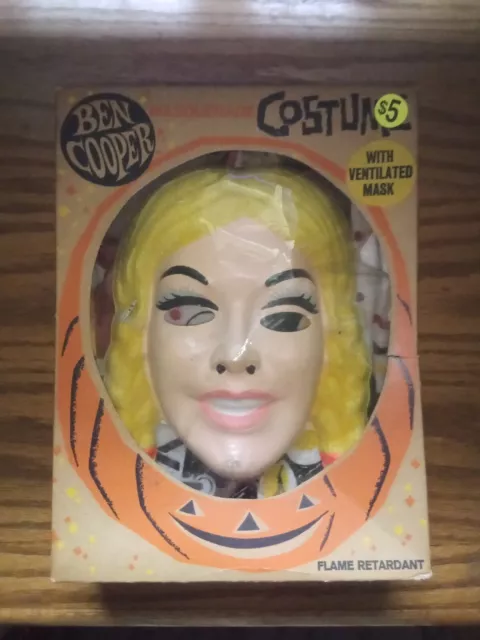 Goldilocks 1960s Ben Cooper Costume Halloween Vintage Masquerade Box Complete