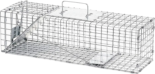Medium Professional Style 1-Door Humane Catch and Release Animal Trap for Rabbit
