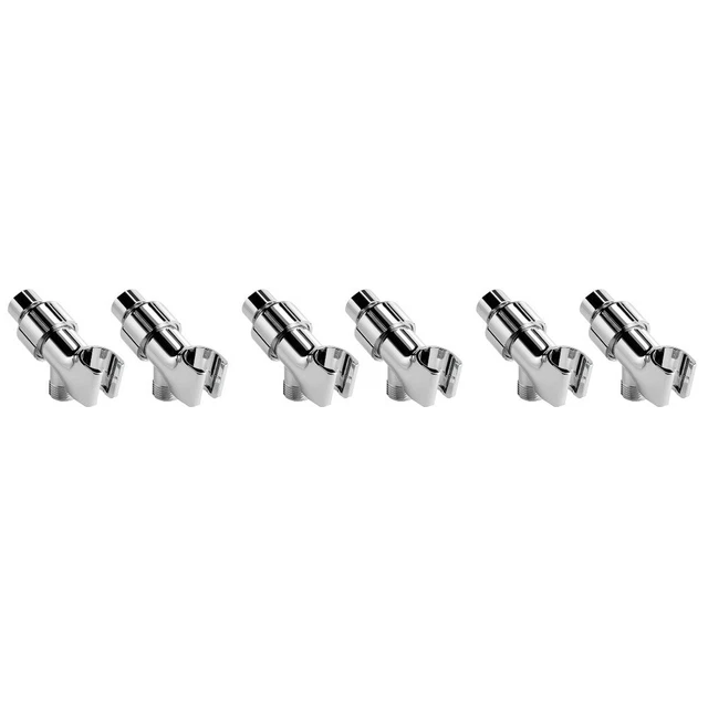 6 piezas Ducha Boquilla Soporte Conmutador Ducha Brazo Soporte Ducha Cabezal Colgador