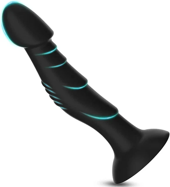 Gode à Ventouse Noir Taille L - Réaliste Avec Testicules - Silicone Souple - Pour Jeux Vaginal Et Anal