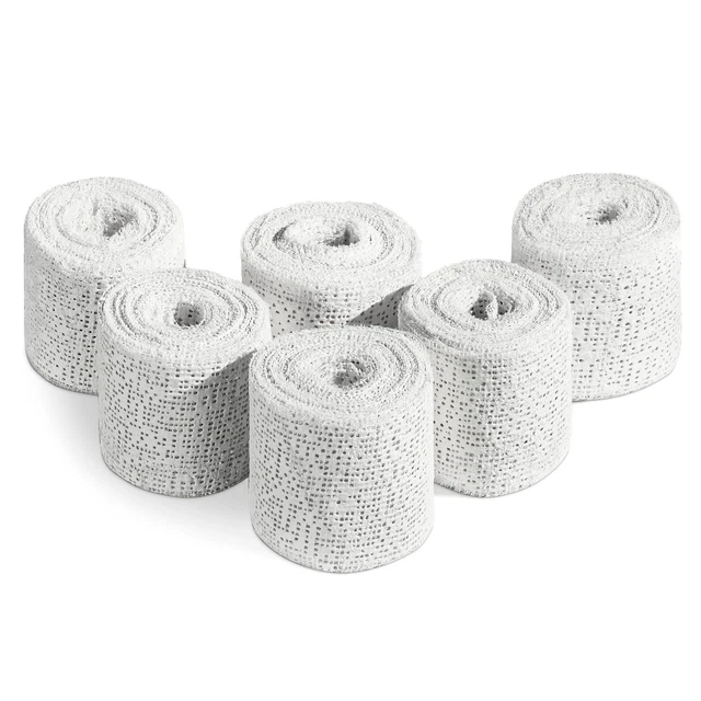 6x Venda de yeso para modelado vendaje para hacer moldes vendas de 5 x 300 CM