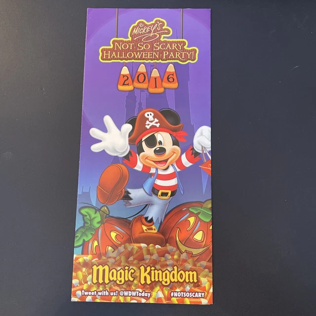 DISNEY MICKEY’S NOT so scary halloween party map magic kingdom