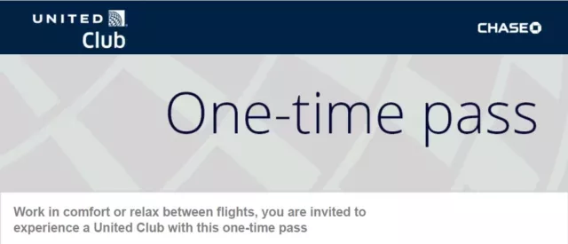 United Airlines Club Lounge One-Time Pass (Expires June 6 2023) email delivery