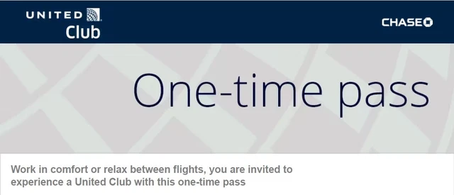 United Airlines Club Lounge One-Time Pass (Expires June 6 2023) email delivery