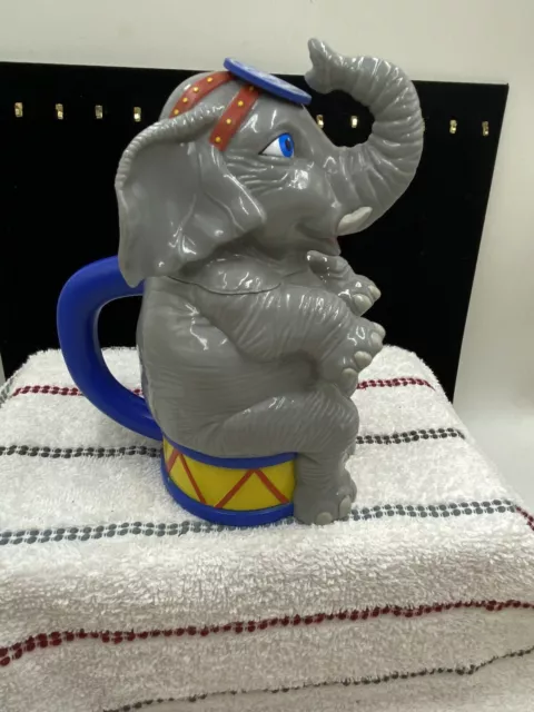 Ringling Bros Barnum & Bailey Circus Elephant Flip Top Lid Souvenir Mug