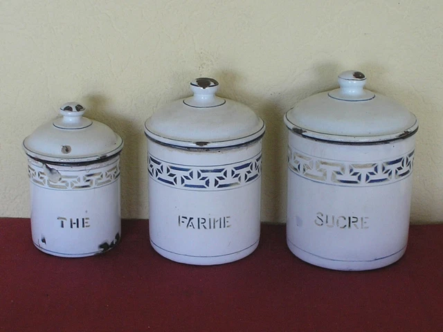 Lot De 2 Cuisines Anciennes Jouet – Tôle VINTAGE, Miniatures, Occasion