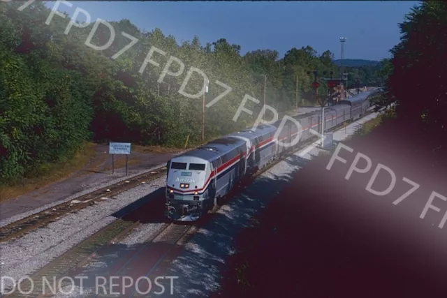 ORIGINAL SLIDE Amtrak P42 69 Action Tr.30;Mexico,MD;September 1997