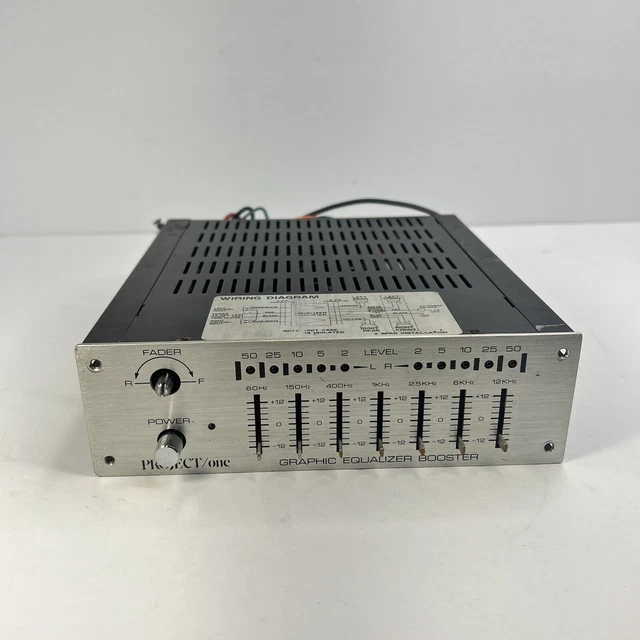 VINTAGE CAR AUDIO PROJECT ONE Graphic Equalizer Booster Model 760