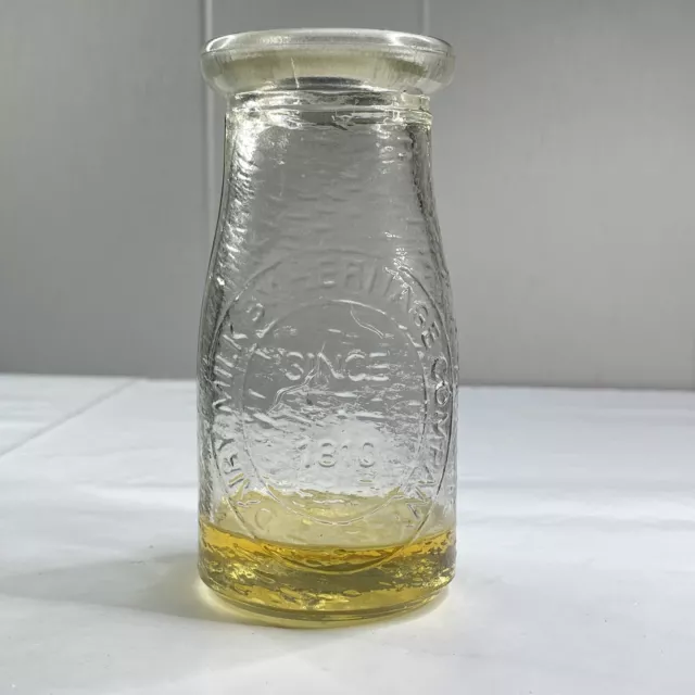 VINTAGE DAIRY MILK Bottle Glass Embossed Heritage Milk Company $7.19 ...