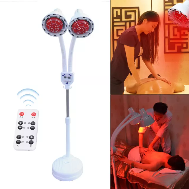 Lámpara de calor infrarroja IR terapéutica alivio del dolor terapia de calefacción masaje de luz