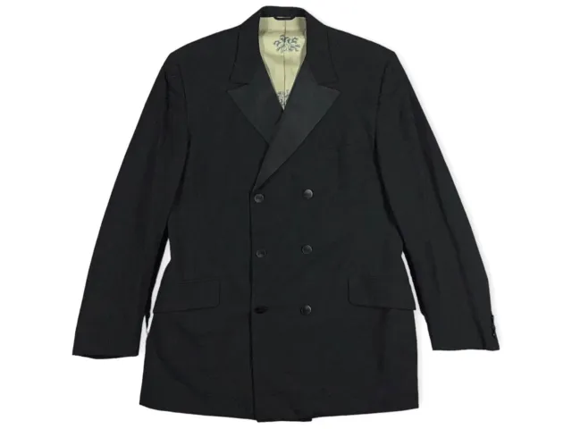 Vtg 50S 60S Tuxedo Jacket Blazer Suit Smoking Jacket Prom Lord West Mens 42