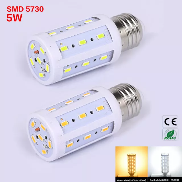 5730SMD E27 LED Corn Bulb Lamp Light Energy Saving Spotlight 10W-80W 110V 220V 2