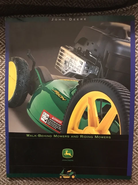 John Deere Advertising (2000) - Walk-Behind Mowers & Riding Mowers - Free Postag