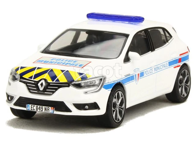 NOREV NV473944 PEUGEOT 308 SW 2018 POLICE MUNICIPALE BLUE Yellow Striping 1 43 Model Car