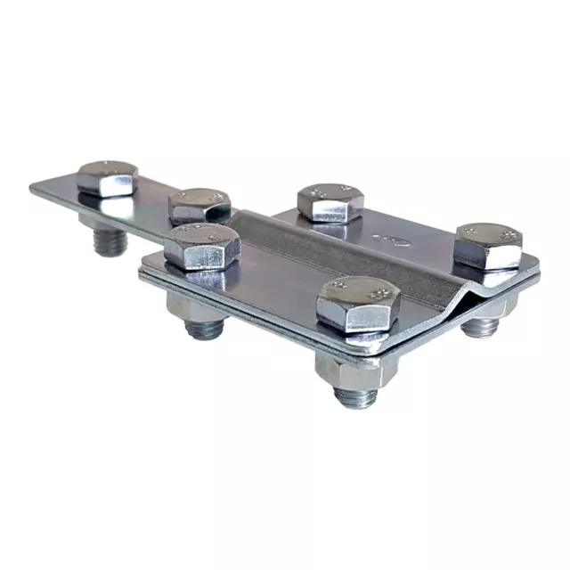 Contrôle Borne de Terre 4-Schraubig Electricité Galvanique Galvanisé Acier 2546