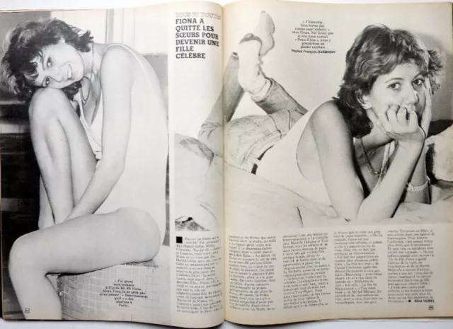 FIONA GELIN => COUPURE DE PRESSE 2 pages 1983  // FRENCH CLIPPING