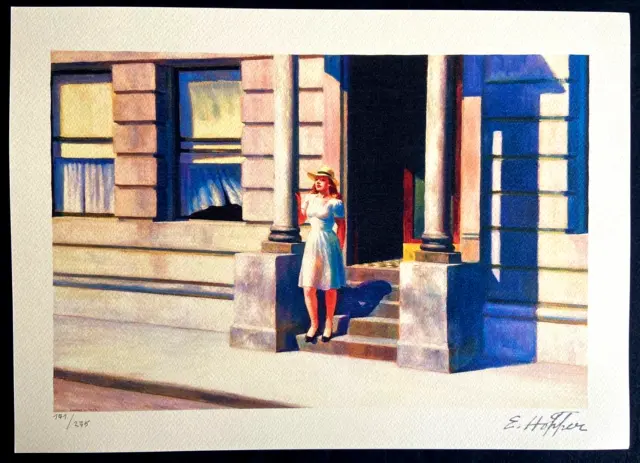 Edward Hopper "Estate" Litografia 275 ex(Alex Katz Wayne Thiebaud Basquiat)