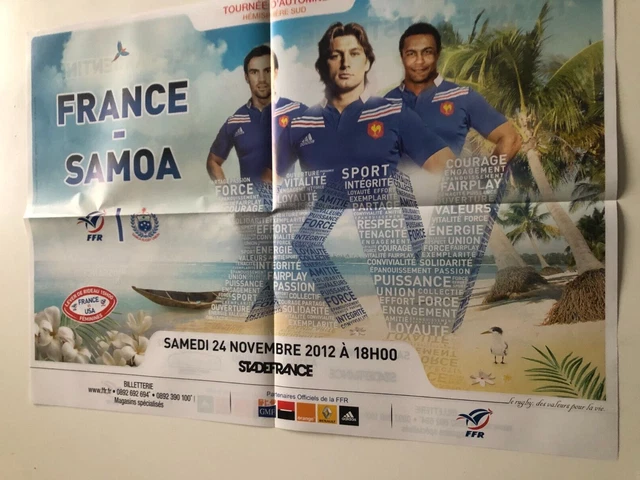 Poster Rugby - Affiche France Vs Italie / France Vs Angleterre - Women's 2012