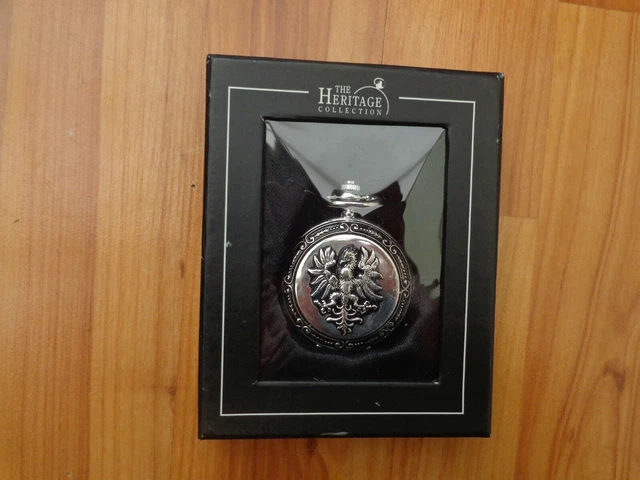 Montre De Poche Plaquée Argent 'Glory Of Steam' A2 Peppercorn - Atlas Editions, Neuve En Boîte