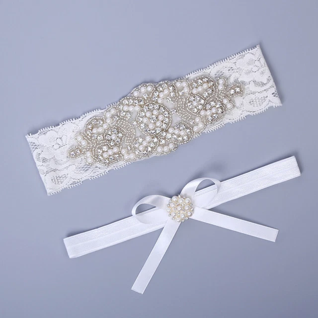 Porte-jarretelles De Mariage Jarretière De Mariage Nœud