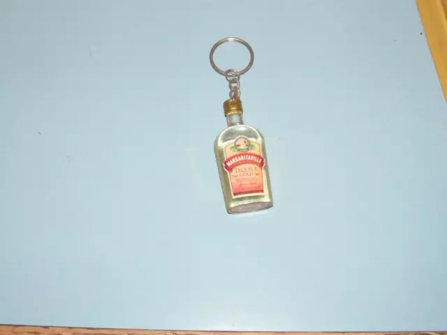 Vintage Margaritaville Tequila Bottle Key Chain Advertising Logo Rare HTF Unique