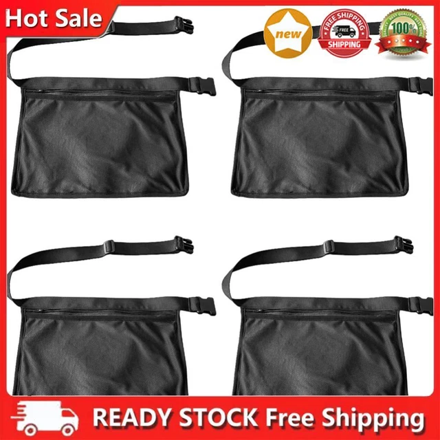 Mesh Pickleball Tape Wasit Pouch Adjustable Belt Storage Bag for Ladies