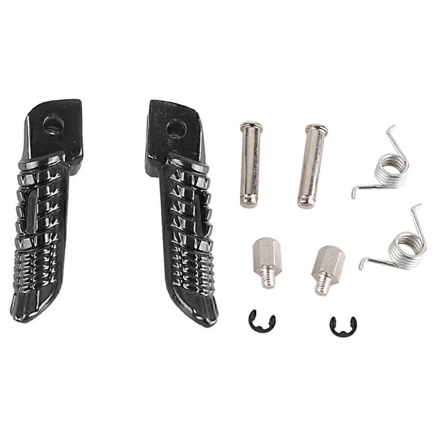 Pietre piedi anteriori pilota set poggiapiedi per Suzuki GSXR1000 2001-2012 Nuovo