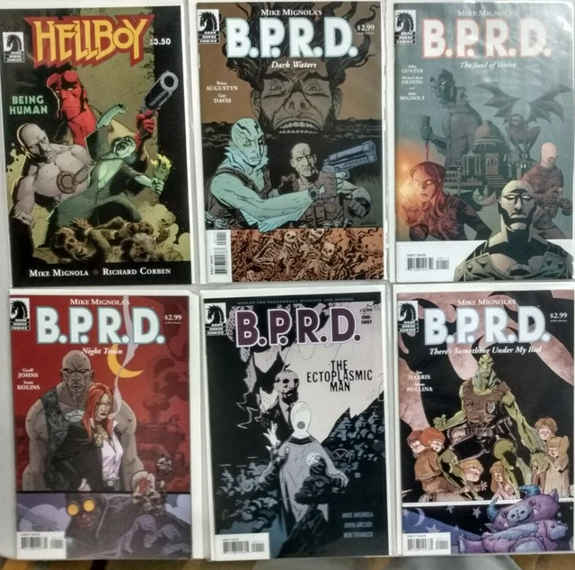 (6) B.P.R.D. One Shots: Dark Waters / Venice / Night Train / Ectoplasmic Ect NM
