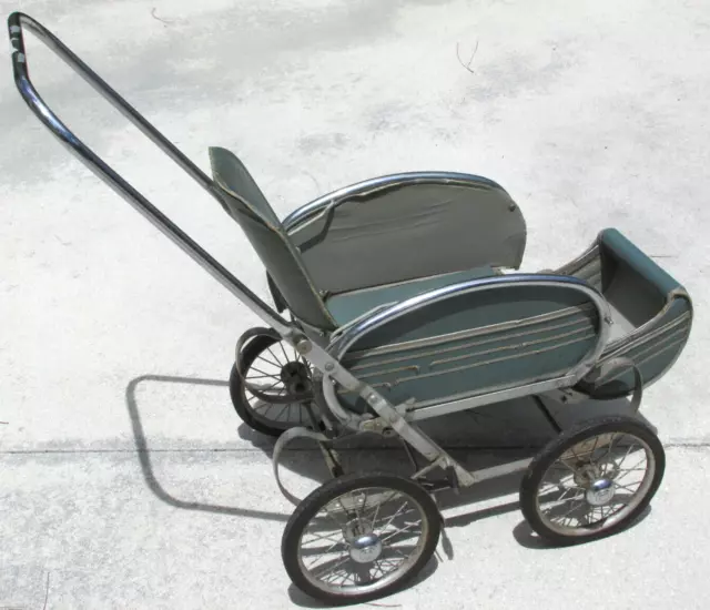 Hedstrom ? Baby Stroller Buggy Carriage Vintage 1930s 1940s Retro Display