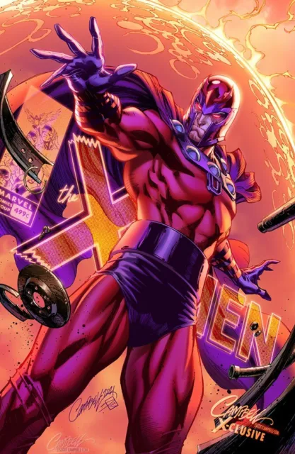 X-Men Legends #1 J Scott Campbell Exclusive Variant Nm Magneto Wolverine Rogue