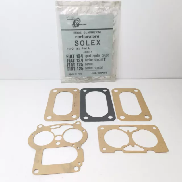 Kit de Juntas Carburador Solex Tipo 32 Pares Fiat 124 Special T-125 Special