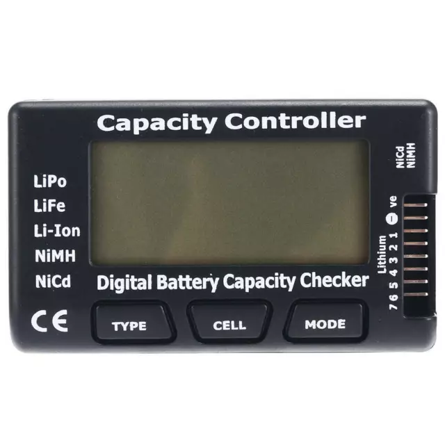LiPo Tester V2 Batterie Battery Balancer Capacity Checker 1s-7s Li-Ion NiMH Nicd