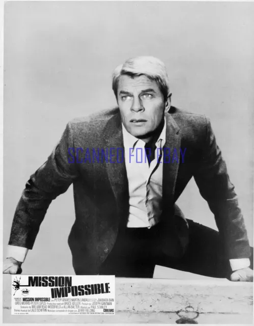 Mission Impossible Rare 1969 Feature Film Set Of 9 French Lobby Card Photos