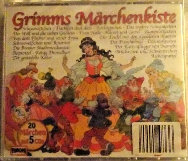 Grimms Märchen Hörspiel 5 CDs mit 20 Märchen für Kinder Dachbodenfund Nachlass