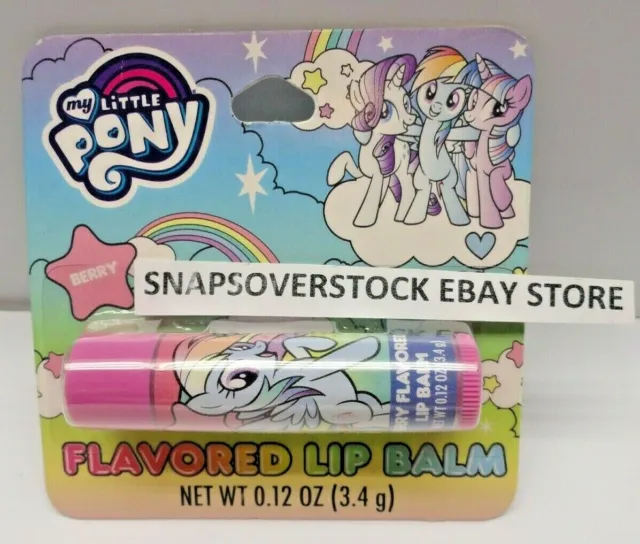 My Little Pony Berry Flavored Lip Balm 0.12 Oz. Brand New Fast Free Shipping