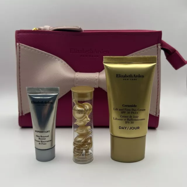 Elizabeth Arden Ceramide Day Cream, Ceramide Capsules, Skin Booster + BAG