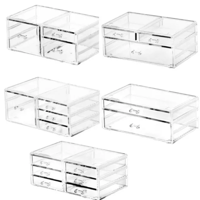 Plastic Desk Accessories Drawers Workspace Organizers Desk Organizer  Office