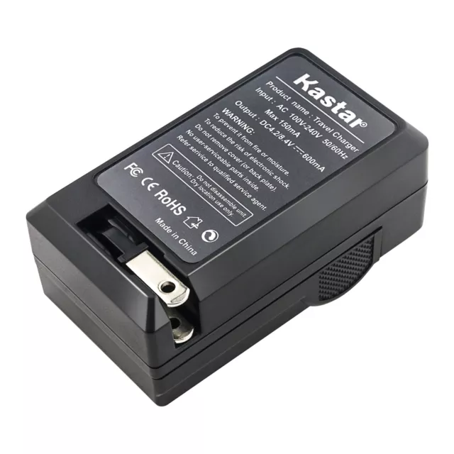 Kastar Battery AC Wall Charger for Panasonic DMW-BLE9E DMW-BLG10 Lumix DMC-TZ80 3