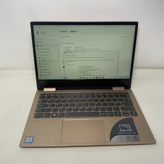 Lenovo yoga discount 720 i5 8250u