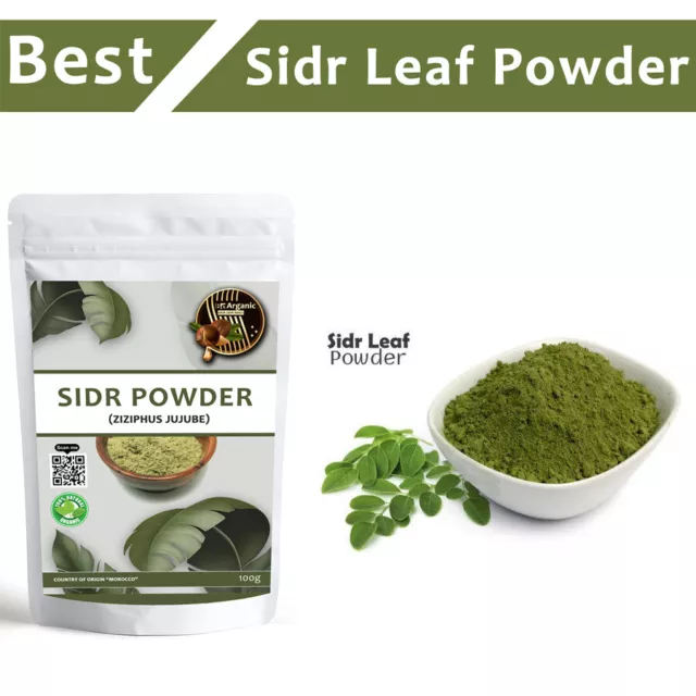 Premium & 100% Pure Moroccan Sidr Sedr Powder for Hair and Skin 50g-150g