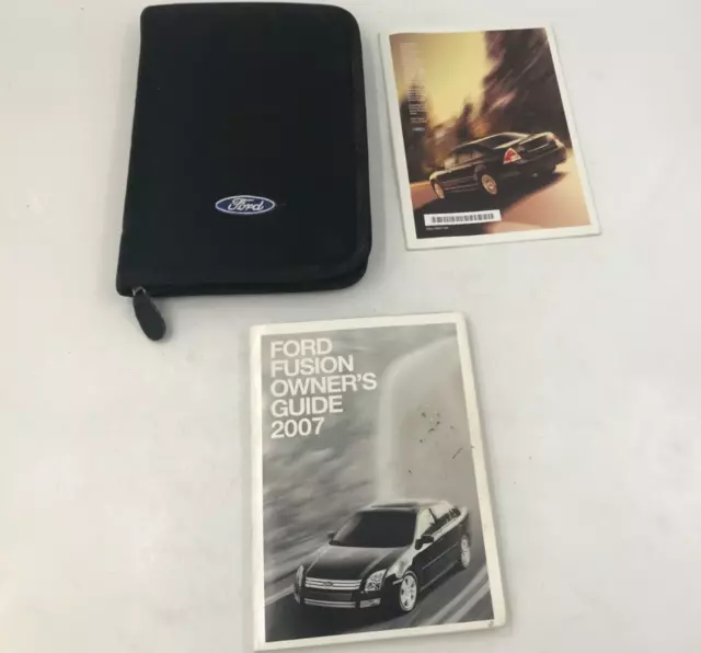 2007 Ford Fusion Owners Manual Handbook Set with Case OEM J02B44057