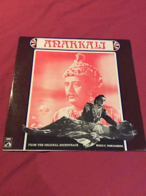C Ramchandra - Anarkali - Bollywood Film Music - EMI Vinyl LP - EALP 4021