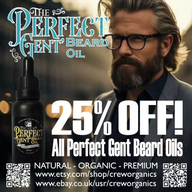 The Perfect Gent Beard Oil 30ml - Free Postage