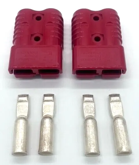 AUTHENTIC Anderson SB175 Connector Kit Red 2 AWG 2 Housings 4 Contacts