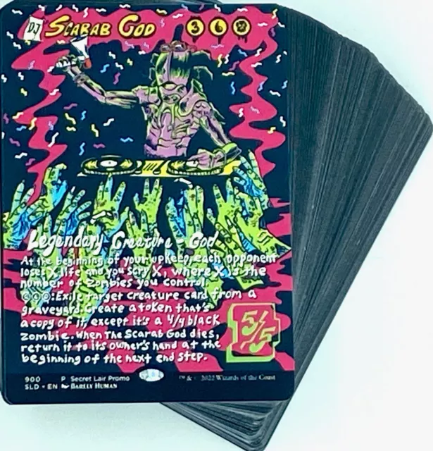 ***Custom Commander Deck*** The Scarab God - Zombies - EDH MTG Magic Cards
